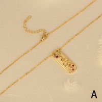 Vintage Style Simple Style Snake Copper 18k Gold Plated Zircon Pendant Necklace In Bulk main image 7