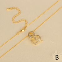 Vintage Style Simple Style Snake Copper 18k Gold Plated Zircon Pendant Necklace In Bulk sku image 3
