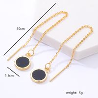 Simple Style Circle 201 Stainless Steel 18K Gold Plated main image 5