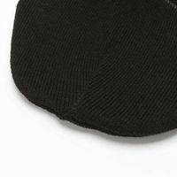 Men's Simple Style Solid Color Flat Eaves Wool Cap main image 2