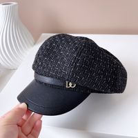 Femmes Élégant Style Bcbg Couleur Unie Avant-toit Incurvé Chapeau Béret sku image 2