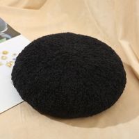 Women's Lady Solid Color Eaveless Beret Hat main image 5