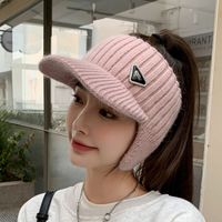 Women's Basic Simple Style Solid Color Curved Eaves Baseball Cap sku image 2