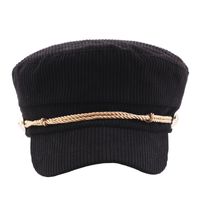 Unisex Classic Style Solid Color Curved Eaves Ivy Cap main image 3