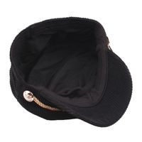 Unisex Classic Style Solid Color Curved Eaves Ivy Cap main image 2