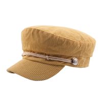 Unisex Classic Style Solid Color Curved Eaves Ivy Cap sku image 2