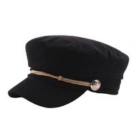 Unisex Classic Style Solid Color Curved Eaves Ivy Cap sku image 4