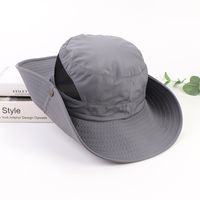 Unisex Simple Style Solid Color Big Eaves Sun Hat sku image 1