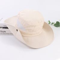 للجنسين أسلوب بسيط اللون الصامد طنف كبيرة قبعة الشمس sku image 3