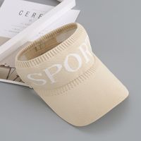 Women's Commute Letter Curved Eaves Sun Hat main image 3