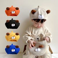 Children Unisex Cartoon Style Cute Simple Style Bear Beret Hat main image 1