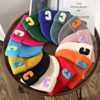 Women's Lady Letter Embroidery Eaveless Wool Cap main image 6