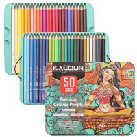 1 Set Solid Color Class School Wood Pastoral Drawing Pencil sku image 1