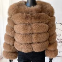 Women's Casual Solid Color Hidden Buckle Coat Faux Fur Coat main image 2