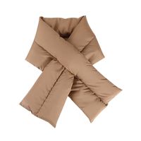 Women's Simple Style Solid Color Down Cotton Scarf sku image 4