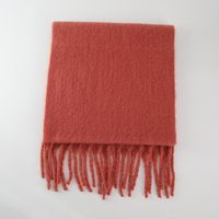Women's Elegant Modern Style Solid Color Mohair Scarf sku image 5