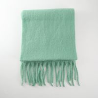 Women's Elegant Modern Style Solid Color Mohair Scarf sku image 6