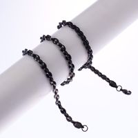Einfacher Stil Einfarbig Titan Stahl Überzug Unisex Halskette main image 5