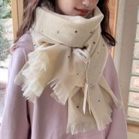 Women's Cute Sweet Solid Color Imitation Cashmere Scarf sku image 6