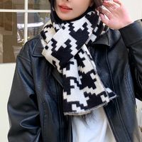 Women's Basic Simple Style Geometric Imitation Cashmere Scarf main image 4