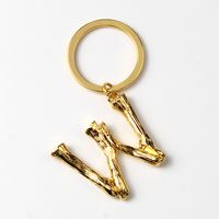 Streetwear Letter Alloy Unisex Bag Pendant Keychain sku image 23