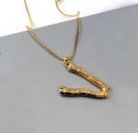 Vintage Style Letter Alloy Plating Unisex Pendant Necklace sku image 22