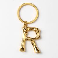 Streetwear Letter Alloy Unisex Bag Pendant Keychain sku image 18