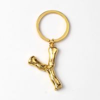 Streetwear Letter Alloy Unisex Bag Pendant Keychain sku image 25