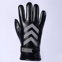 Men's Sports Color Block Gloves A Pair sku image 1