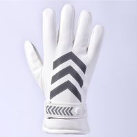 Men's Sports Color Block Gloves A Pair sku image 2