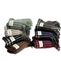 Women's Basic Stripe Nylon Scarf main image 4