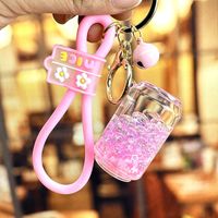 Cartoon Style Flower Arylic Women's Bag Pendant Keychain sku image 5