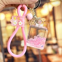 Cartoon Style Flower Arylic Women's Bag Pendant Keychain sku image 4