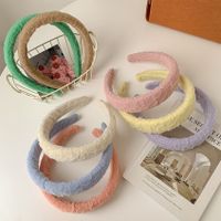 Women's Simple Style Solid Color Cloth Pleated Hair Band main image 1