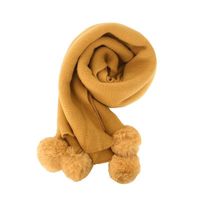 Women's Vintage Style Solid Color Knit Scarf main image 2