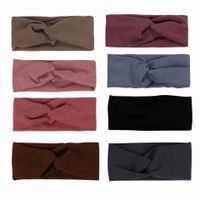 Women's Vintage Style Plaid Bow Knot Cloth Hair Band main image 3