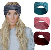 Women's Vintage Style Bow Knot Knit Hair Band main image 1
