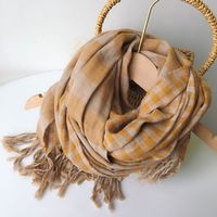 Unisex Vintage-stil Ethnischer Stil Streifen Baumwolle Quaste Schal sku image 2