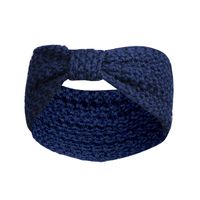 Women's Vintage Style Bow Knot Knit Hair Band sku image 2