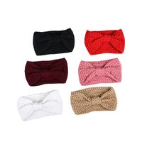 Women's Vintage Style Bow Knot Knit Hair Band main image 3