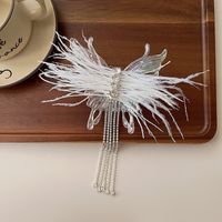 Women's Elegant Sweet Butterfly Feather Hair Clip sku image 2