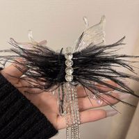 Women's Elegant Sweet Butterfly Feather Hair Clip sku image 3