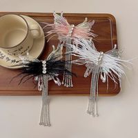 Women's Elegant Sweet Butterfly Feather Hair Clip main image 3