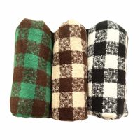 Women's Basic Simple Style Plaid Polyester Scarf main image 2