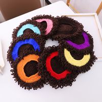 Children Unisex Cute Funny Solid Color Wool Cap main image 3