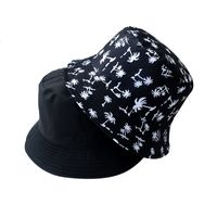 Unisex Cute Simple Style Panda Printing Wide Eaves Bucket Hat sku image 8