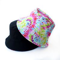 Unisex Cute Simple Style Panda Printing Wide Eaves Bucket Hat sku image 25