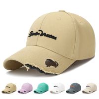 Unisex Simple Style Streetwear Letter Embroidery Curved Eaves Baseball Cap main image 1
