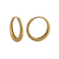 1 Pair Simple Style Geometric Plating Sterling Silver 18k Gold Plated White Gold Plated Hoop Earrings main image 3