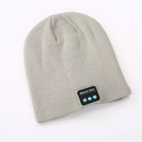 Wireless Bluetooth Music Hat Autumn And Winter Listening To Music And Talking Knitted Hat sku image 2